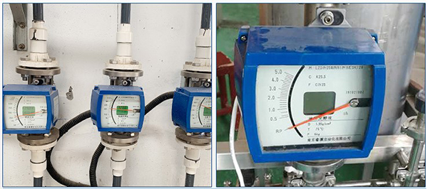 液體防腐流量計現(xiàn)場安裝使用圖